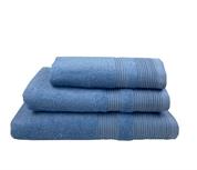 Πετσέτα μονόχρωμη 100% βαμβάκι πεννιε 550gsm 50x100εκ. μπλε