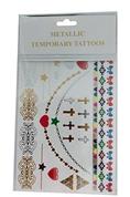 Μεταλλικά τατουάζ "σταυρός" 20x15εκ.