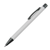 Στυλό πλαστικό λευκό με μαύρο μεταλλικό κλιπ Υ14xØ1εκ.