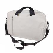 Τσάντα για Laptop με 2 θήκες εκρού 38x7x27εκ.