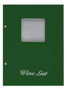 Next wine list με παράθυρο basic 23,5x32εκ. πράσινο