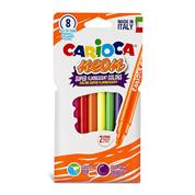 Carioca Neon μαρκαδόροι 8 χρωμάτων
