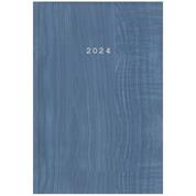 Next ημερολόγιο 2024 wood ημερήσιο δετό γαλάζιο 14x21εκ.