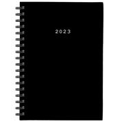 Next ημερολόγιο 2023 basic ημερήσιο σπιράλ μαύρο 17x25εκ.