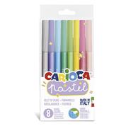 Carioca μαρκαδόροι pastel 8 χρωμάτων