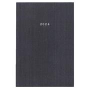 Next ημερολόγιο 2024 fabric ημερήσιο δετό σκ. γκρι 12x17εκ.