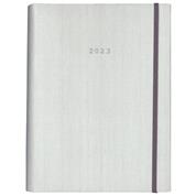 Next ημερολόγιο 2023 fabric ημερήσιο κρυφό σπιράλ λευκό 17x25εκ.