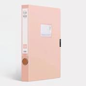Κουτί αρχειοθέτησης pastel A4 Υ32x23.8x3,8εκ ροζ