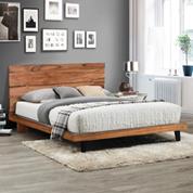 Κρεβάτι FANSI από μασίφ ξύλο ακακίας 160x200εκ.