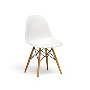 Oslo καρέκλα πλαστική λευκή με 4 πόδια Υ81x45x35εκ.