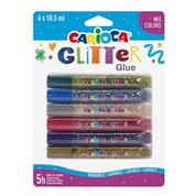 Carioca glitter glue mix 6x10,5ml