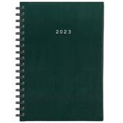 Next ημερολόγιο 2023 basic ημερήσιο σπιράλ πράσινο 14x21εκ.