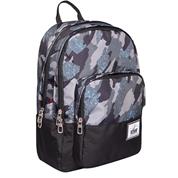 KALGAV τσάντα πλάτης "Nautical black camouflage" με 2 μεγάλες θήκες & μια μικρότερη μπρόστα Υ44x16,5x30,5εκ.