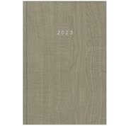 Next ημερολόγιο 2023 wood ημερήσιο δετό μπεζ 14x21εκ.