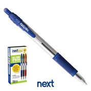 Νext στυλό διαρκείας με κλιπ μπλε 0,7mm