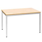 Nextdeco τραπέζι-γραφείο Υ75x160x80εκ. μεταλ. γκρι σκελετό & επιφ. σφενδάμου