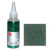 Glitter σκόνη 1/64'' σε μπουκάλι πράσινο 40γρ.