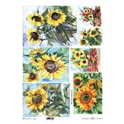 Ριζόχαρτο "sunflower" 42x29.7εκ.   (ITD-R094L)