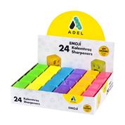 Adel ξύστρα "Emoji" διπλή  ø7mm &  ø12mm τρύπα