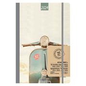 Next ημερολόγιο ACADEMIC+ 9/2023-12/2024 Gallery εβδομαδιαίο flexi 14x21εκ. Vespa