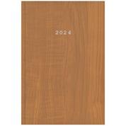 Next ημερολόγιο 2024 wood ημερήσιο δετό ταμπά 17x25εκ.