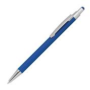Στυλό - touch pen μεταλλικό με λαστιχένια επίστρωση μπλε Υ14,5xØ0,8εκ.