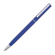 Στυλό πλαστικό slim line μπλε με ασημένιες λεπτομέρειες Υ13,6xØ0,8εκ.