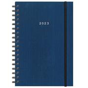 Next ημερολόγιο 2023 fabric plus ημερήσιο σπιράλ μπλε 14x21εκ.