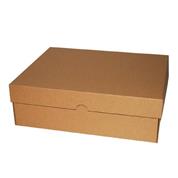 Next κουτί κραφτ Υ10x31x25εκ. Α4+, με αναδιπλούμενο καπάκι, μικροβέλε, οικολογικό