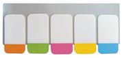 Σελιδοδείκτες διάφανοι 4,5x1,7εκ. 20φ/χρώμα