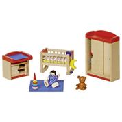 Goki σετ παιδικό υπνοδωμάτιο ξύλινο 12 τεμαχίων για κουκλόσπιτο.