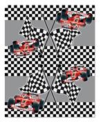 Τραπεζομάντηλο πλαστικό "race car" 54x72εκ.