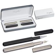 Σετ στυλό πολυτελείας και πένα από αλουμίνιο, σε πολυτελές κουτί δώρου Υ16x7x3,6 εκ.