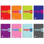 Next memo τετρ. σπιράλ 21x29εκ. 2θεμ.