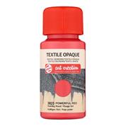 Talens χρώμα textile opaque 3023 powerful red 50ml