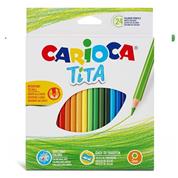 Carioca Tita ξυλομπογιές 24 χρωμάτων
