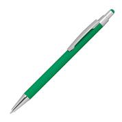 Στυλό - touch pen μεταλλικό με λαστιχένια επίστρωση πράσινο Υ14,5xØ0,8εκ.