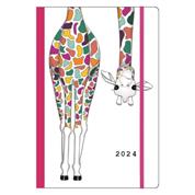 Next ημερολόγιο 2024 Trends ημερήσιο flexi με λάστιχο 14x21εκ. Giraffe