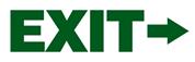 Next επιγραφή pp "Exit" 7x22εκ.