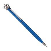 Στυλό μεταλλικό με κορώνα μπλε