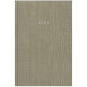 Next ημερολόγιο 2024 wood ημερήσιο δετό μπεζ 17x25εκ.