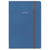 Next ημερολόγιο 2024 nomad ημερήσιο flexi μπλε με λάστιχο 12x17εκ.