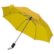 Ομπρέλα χειροκίνητη πτυσσόμενη κίτρινη Ø85εκ.