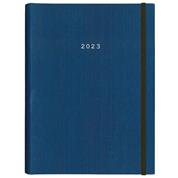 Next ημερολόγιο 2023 fabric ημερήσιο κρυφό σπιράλ μπλε 14x21εκ.