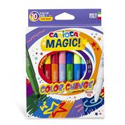 Carioca magic color change μαρκαδόροι 10 χρωμάτων