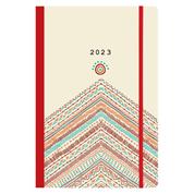 Next ημερολόγιο 2023 Trends ημερήσιο flexi με λάστιχο 12x17εκ. Boho style