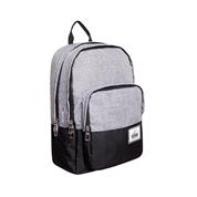 KALGAV τσάντα πλάτης "Black-gray melange" με 2 μεγάλες θήκες & μια μικρότερη μπρόστα Υ44x16,5x30,5εκ.