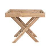 Τραπέζι Sanak  από ξύλο teak 70x45xΥ60εκ.
