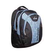 KALGAV τσάντα πλάτης "Black blue stone" με θήκη για laptop/tablet Υ47x19,5x33εκ.