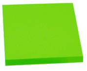 Αυτοκόλλητα χαρτάκια πράσινο φωσφ. 7,6x7,6εκ., 100φ.